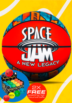 Spalding Space Jam A New Legacy Indoor/Outdoor Basketball Size 7 + 2x FREE Spalding High Bounce Balls <br> 5017/SJ/LEGACY/BO