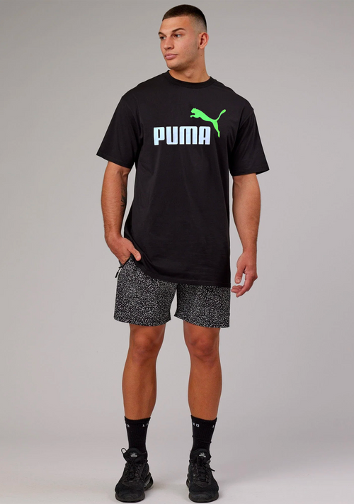 Puma Mens Essentials+ 2 Colour Logo Tee <br> 586759 51