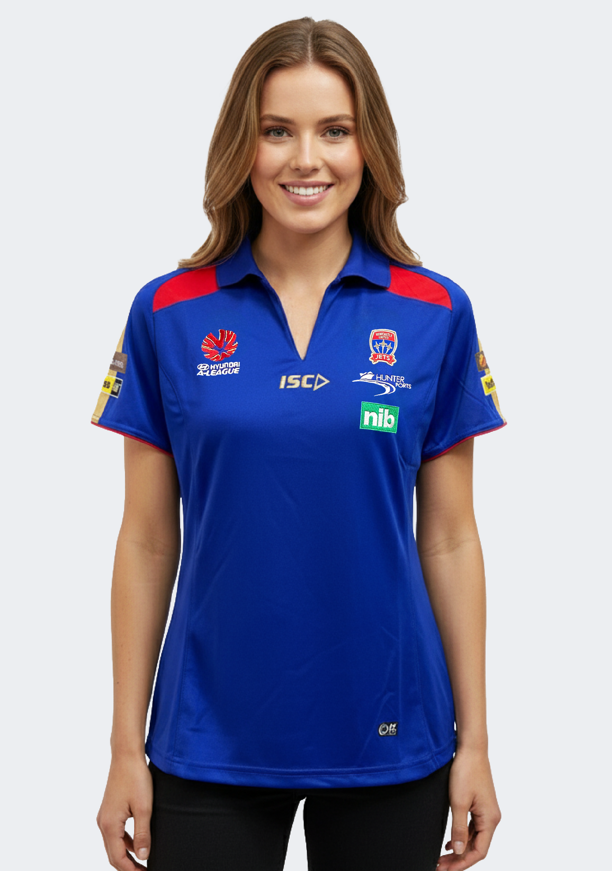 ISC Women's Newcastle Jets Performance Polo