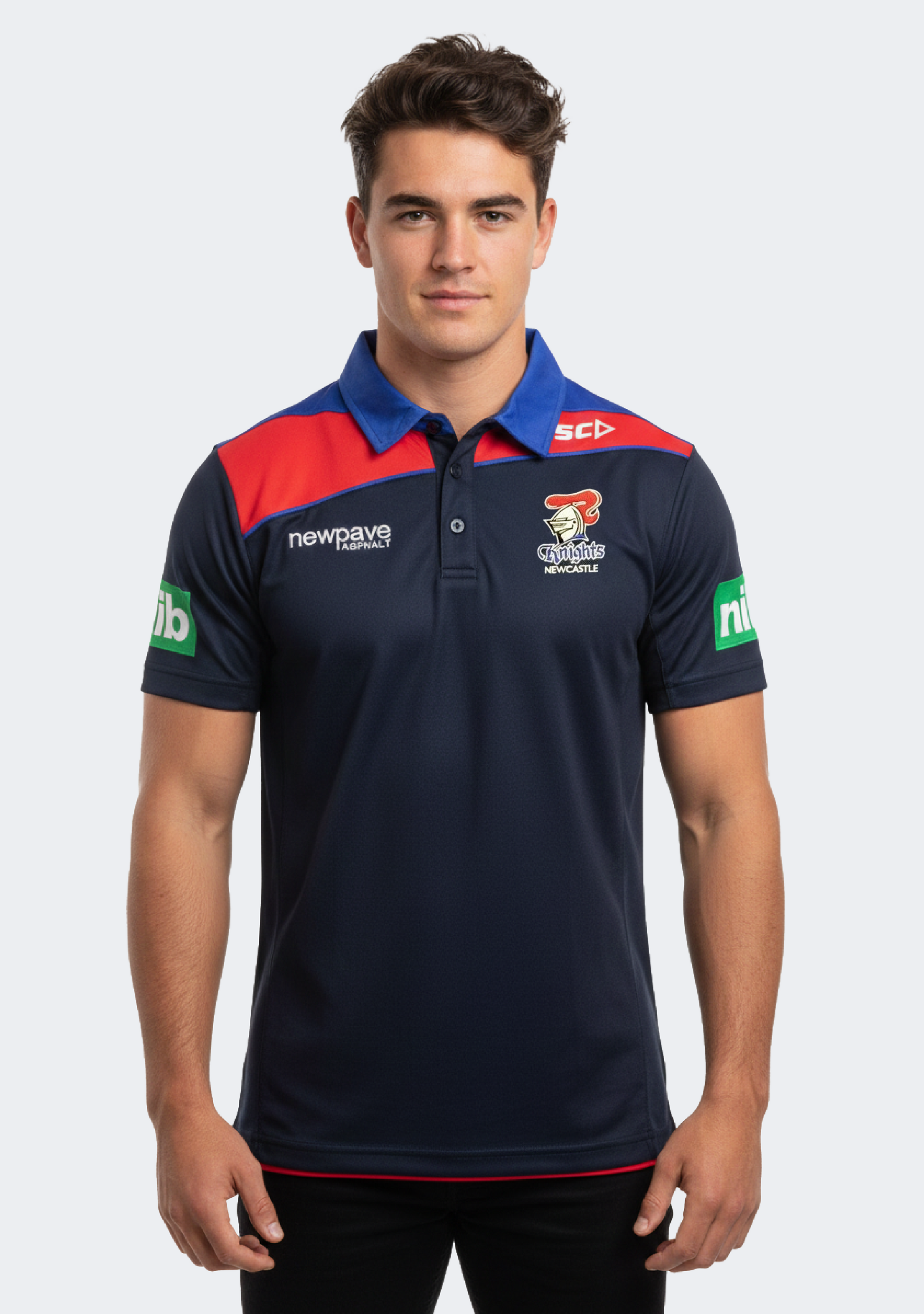 ISC Men's Newcastle Knights Polycotton Polo