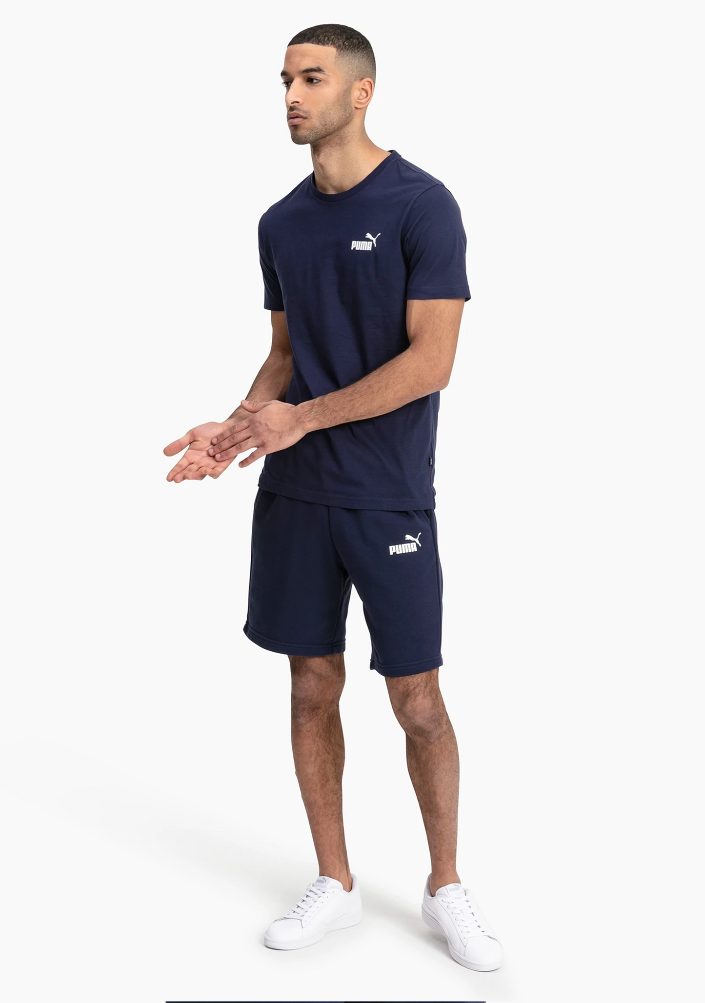 Puma Men’s Essential Small Logo Tee Navy