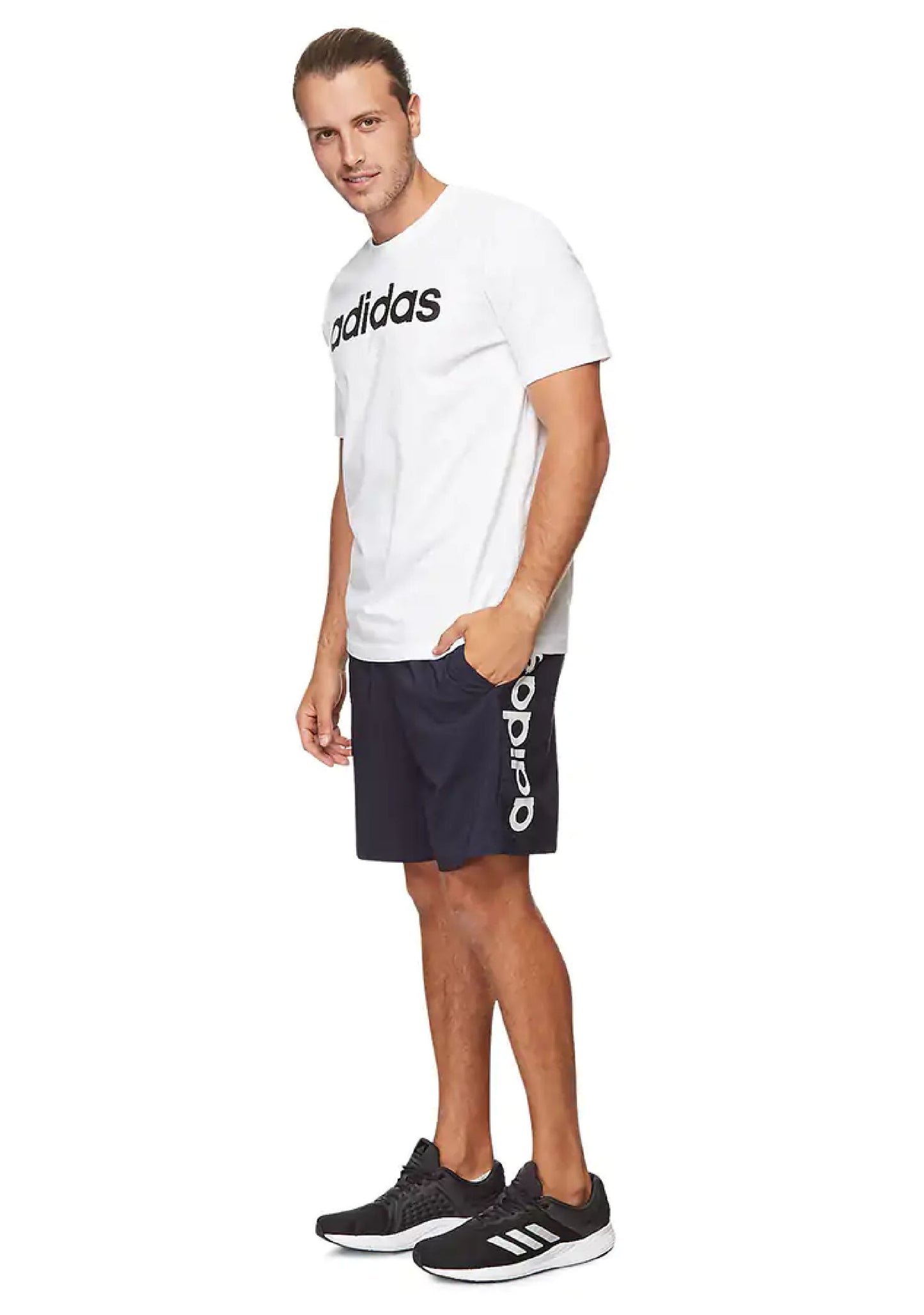 Adidas Mens Essential Linear Logo Chelsea Shorts