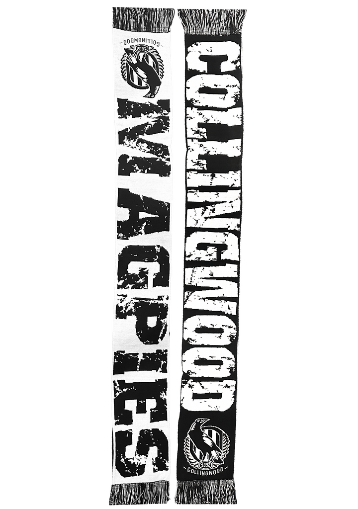 Burley Sekem AFL Collingwood Jacquard Supporter Scarf <br> SCJ5CO