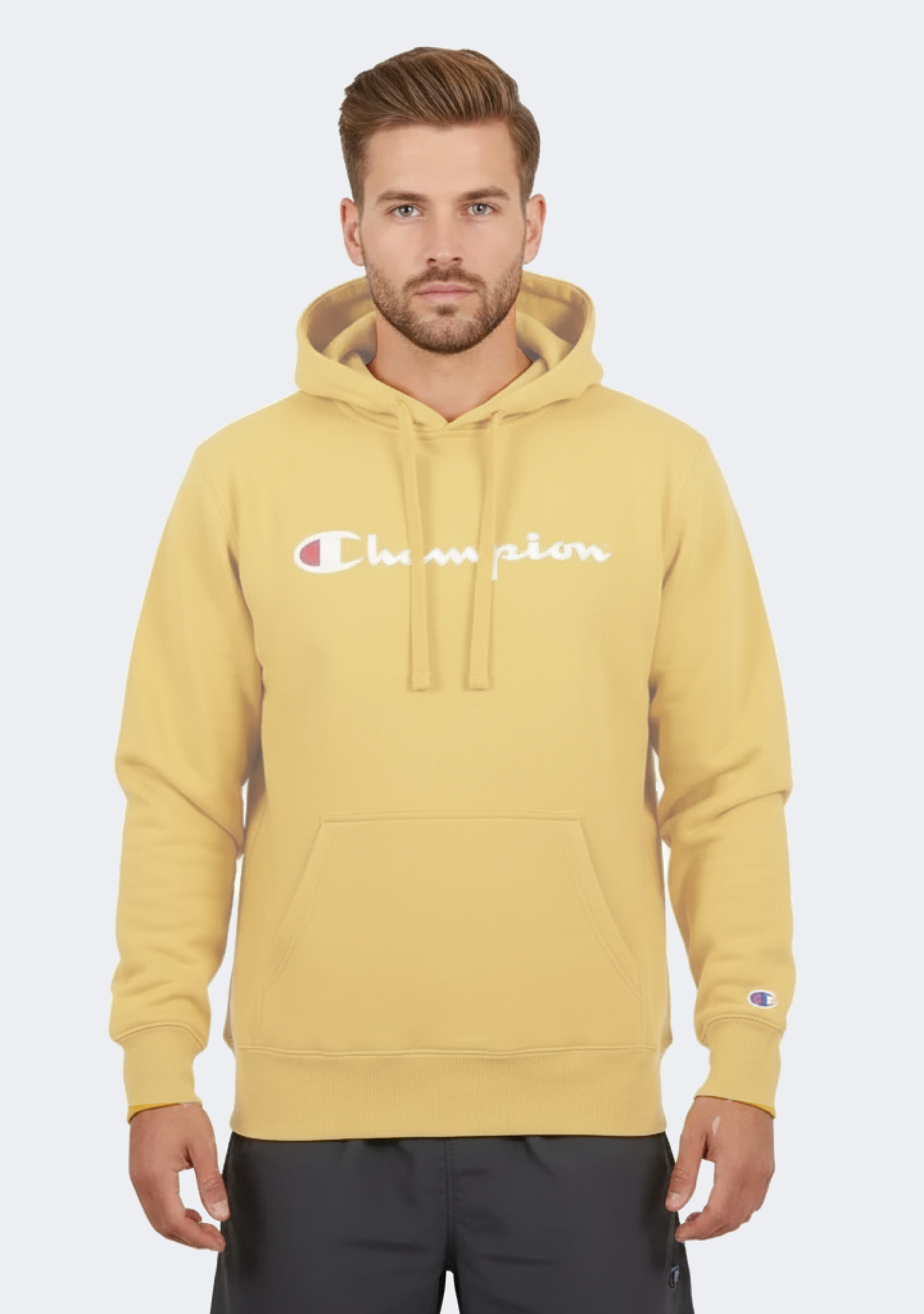 Champion Men’s Script Hoodie Golden Milk
