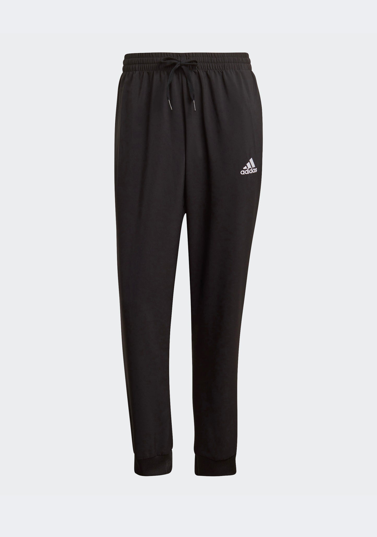 Adidas Men's Aeroready Essentials Stanford Tapered Cuff Embroidered Small Logo Pants Black
