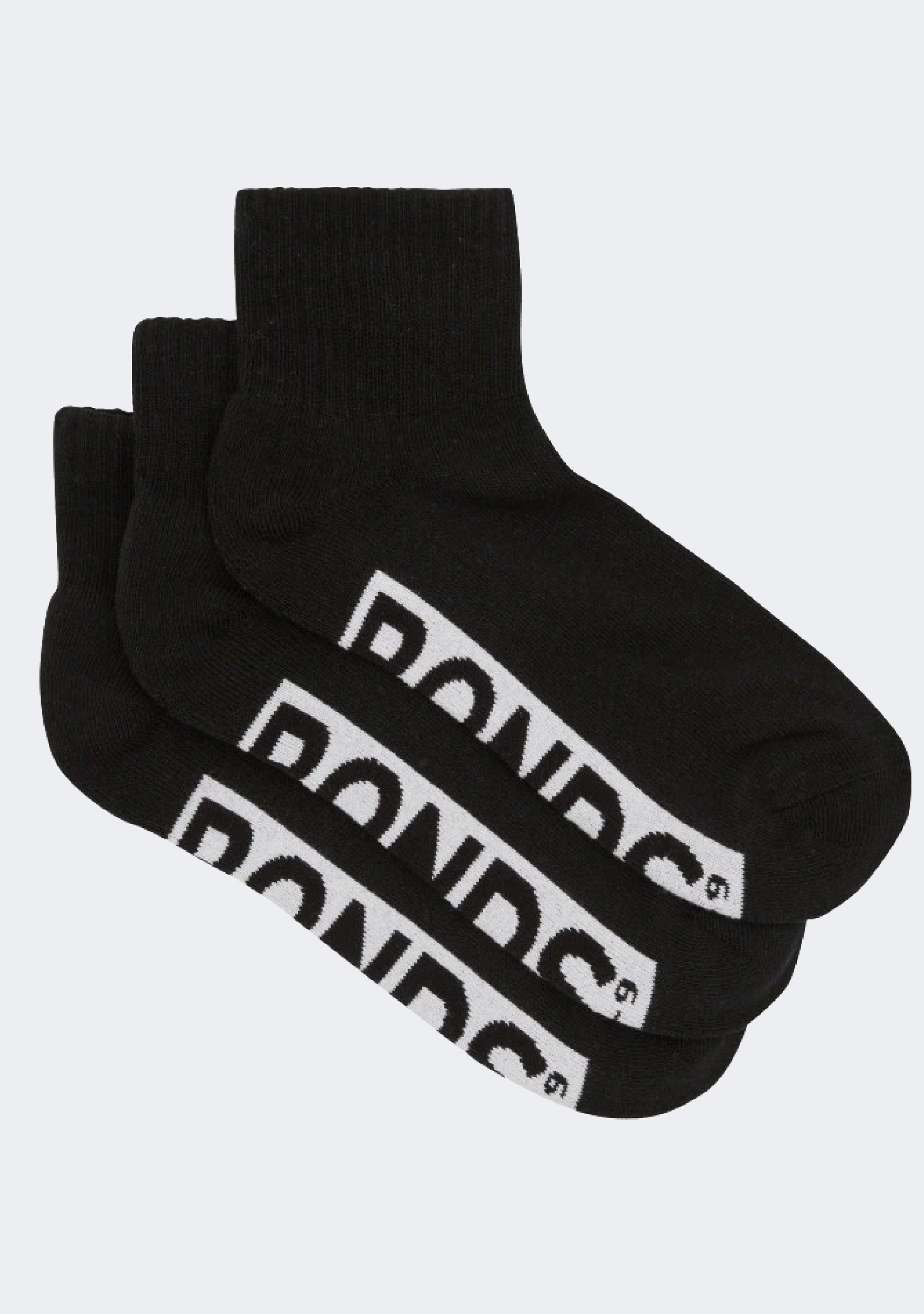 Bonds Men's Cushioned 1/4 Crew Black Socks 3 Pack
