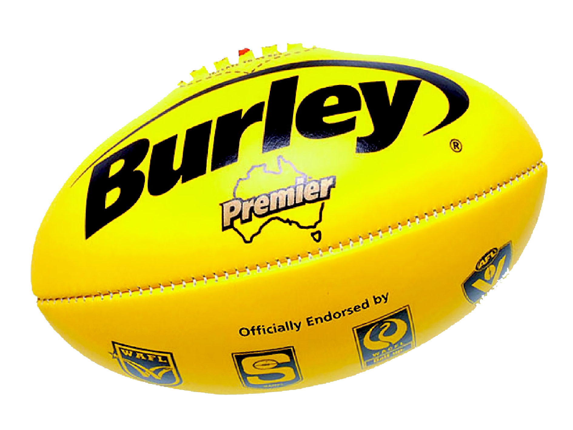 Burley Premier Official Size Football Yellow <br> Slightly Blemished