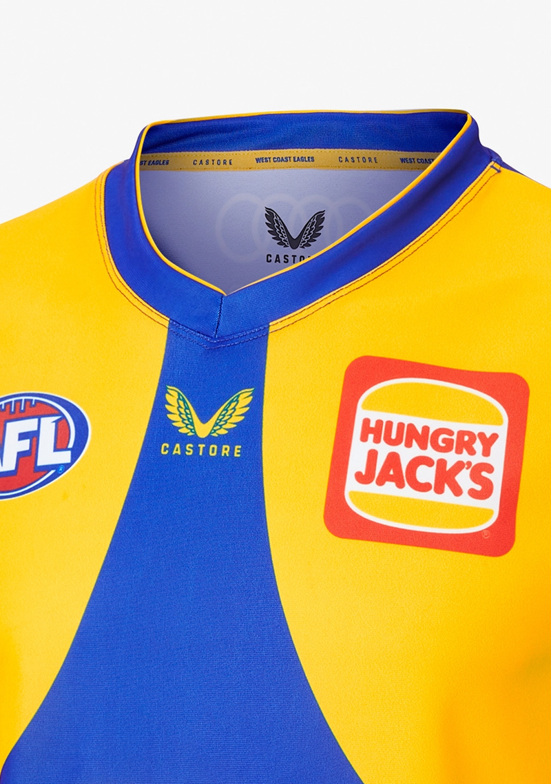 Castore West Coast Eagles Youth Home Guernsey <br> TJ0470