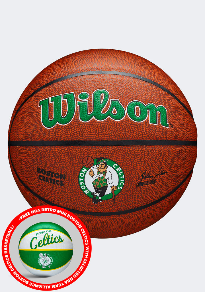 Wilson NBA Team Alliance Boston Celtics With Free Wilson NBA Retro Mini Boston Celtics