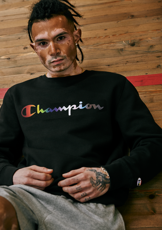 Champion Athletic Pride Script Crew