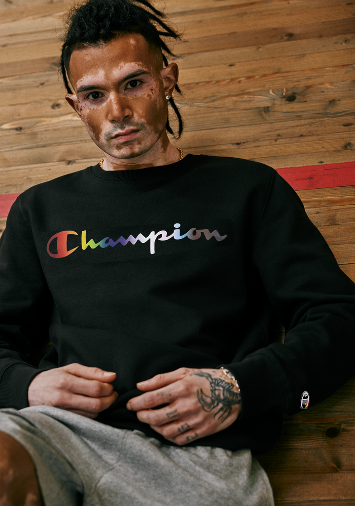 Champion Athletic Pride Script Crew