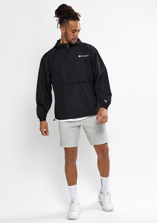 Champion Mens US Quarter Zip Packable Jacket