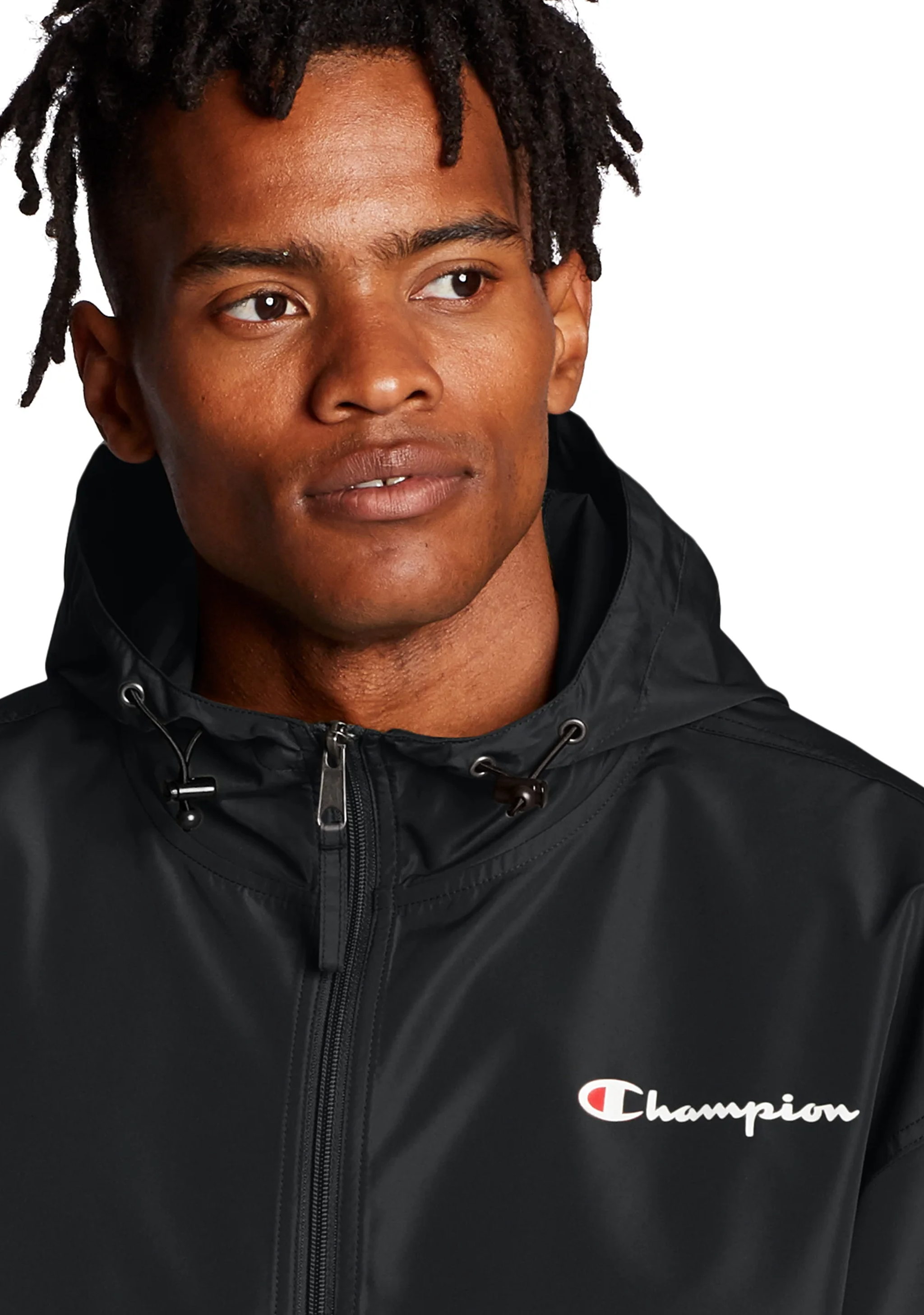 Champion Mens US Quarter Zip Packable Jacket