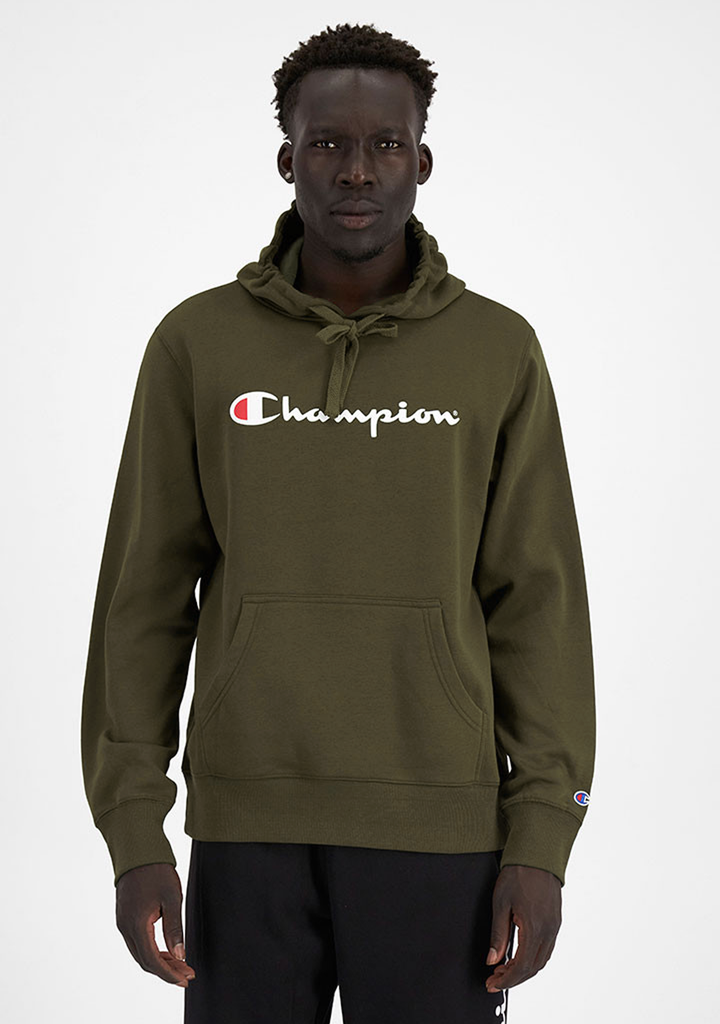 Champion Mens Script Hoodie