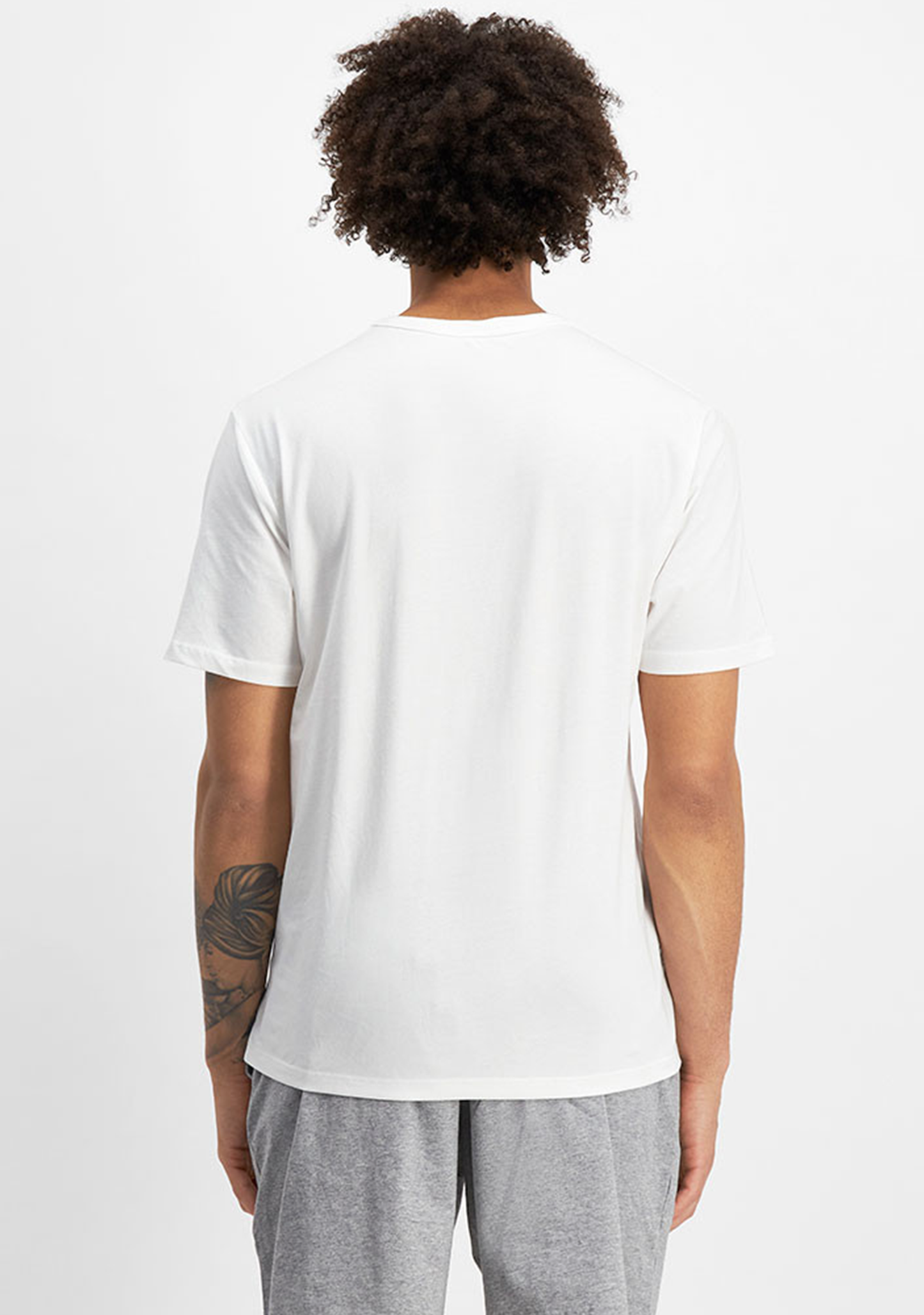 Champion Men's Script Logo Short Sleeve Tee White