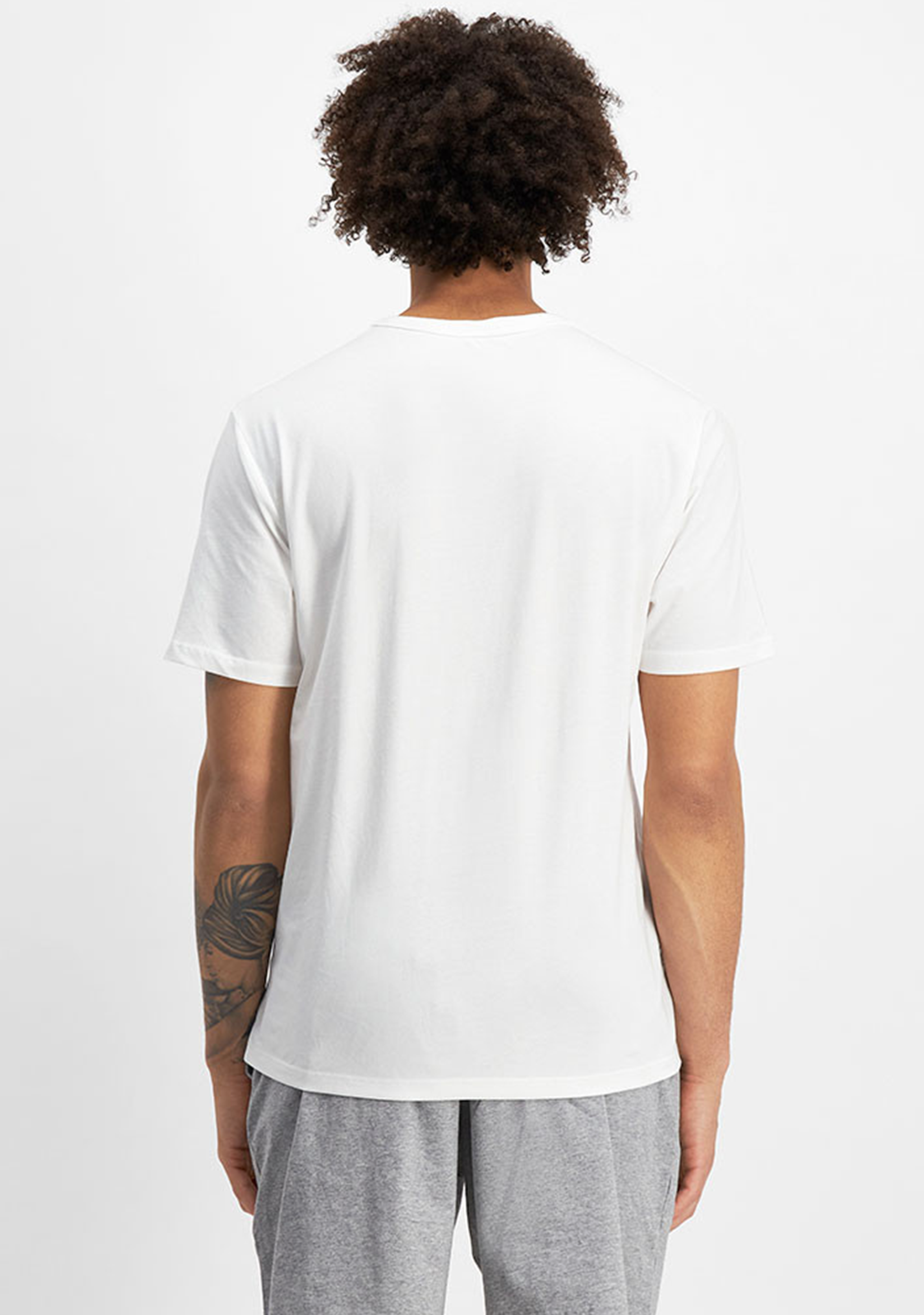 Champion Men's Script Logo Short Sleeve Tee White