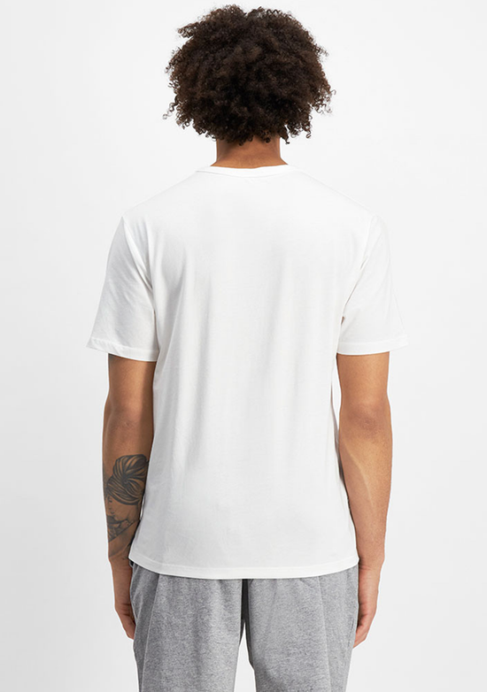 Champion Men's Script Logo Short Sleeve Tee White