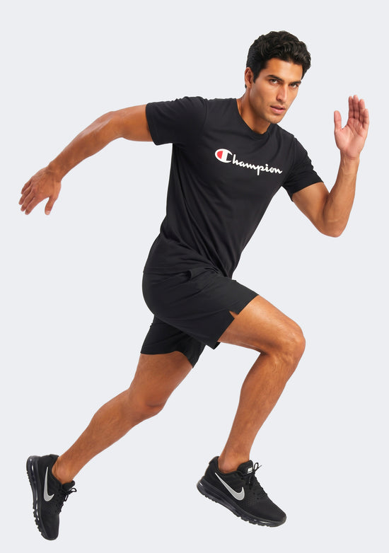 Champion Men's Legacy Script Tee Black