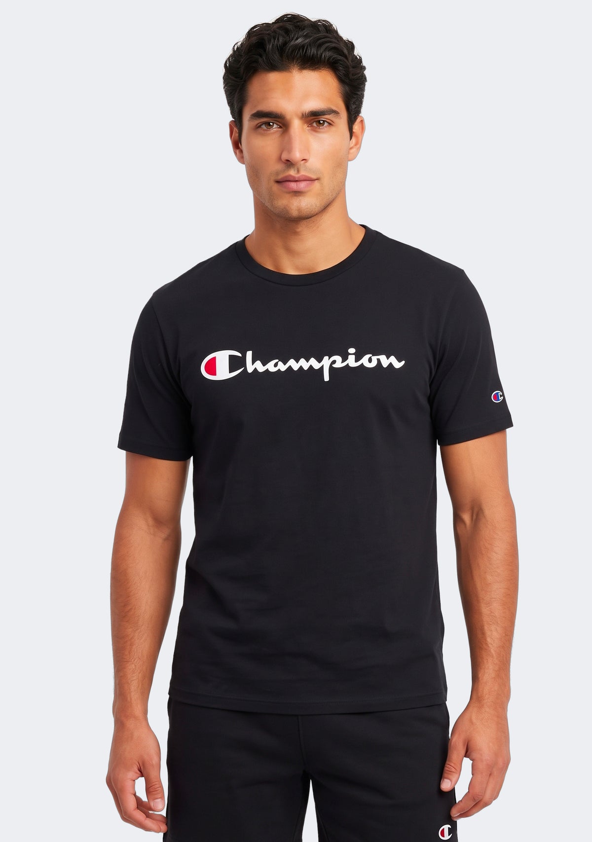 Champion Men's Legacy Script Tee Black
