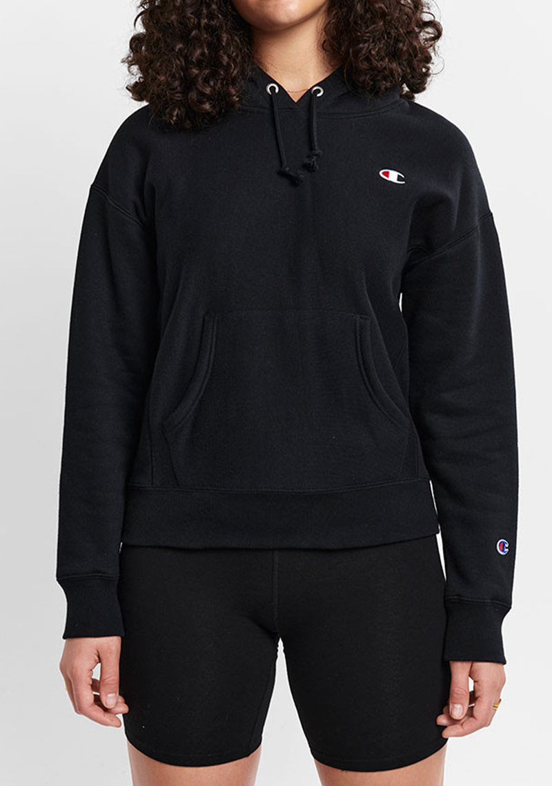 Champion life women's reverse 2024 weave pullover hoodie c logo