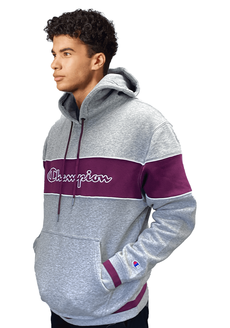 Champion Mens Rochester City Hoodie AVV6N GREY