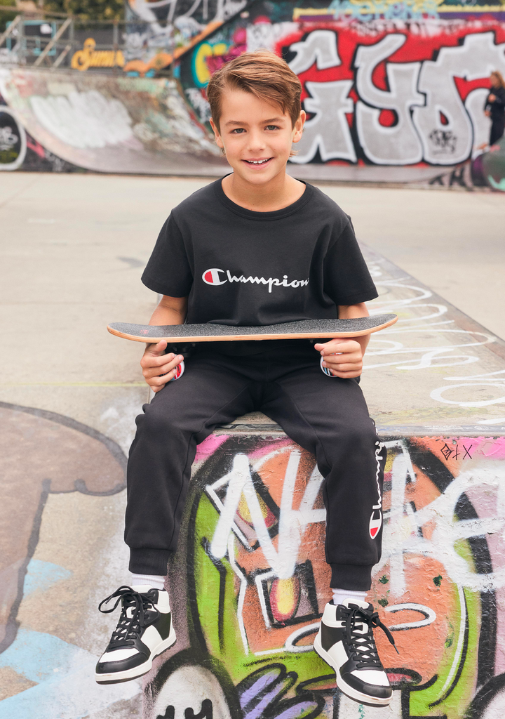 Champion Junior Script Short Sleeve Tee