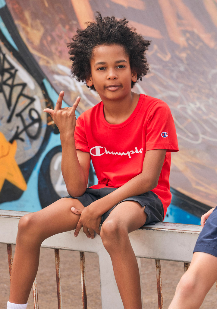 Champion Kids’ Script Short Sleeve Tee