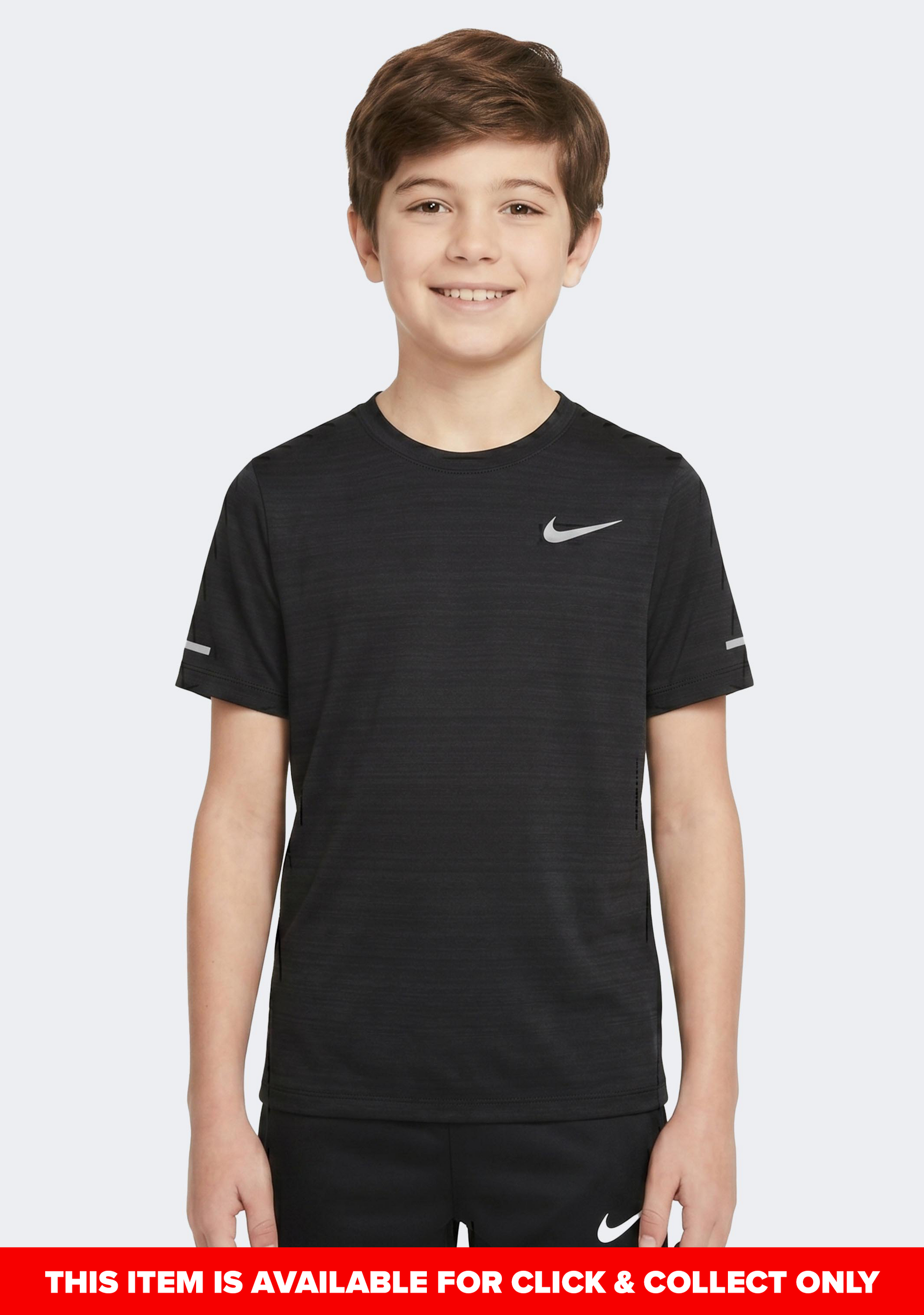 Nike Kids' Dri-Fit Short Sleeve Miler Top