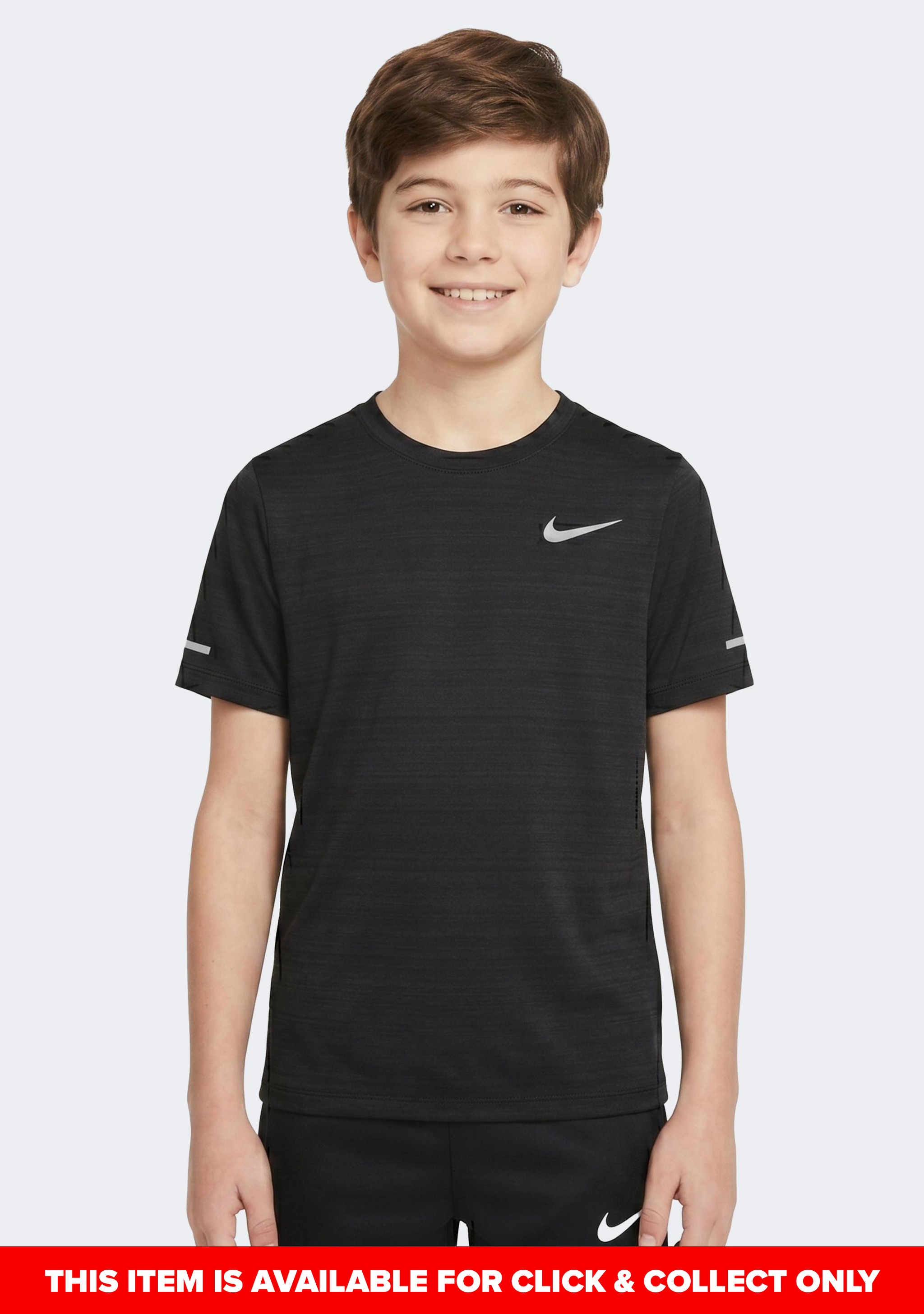 Nike Kids' Dri-Fit Short Sleeve Miler Top