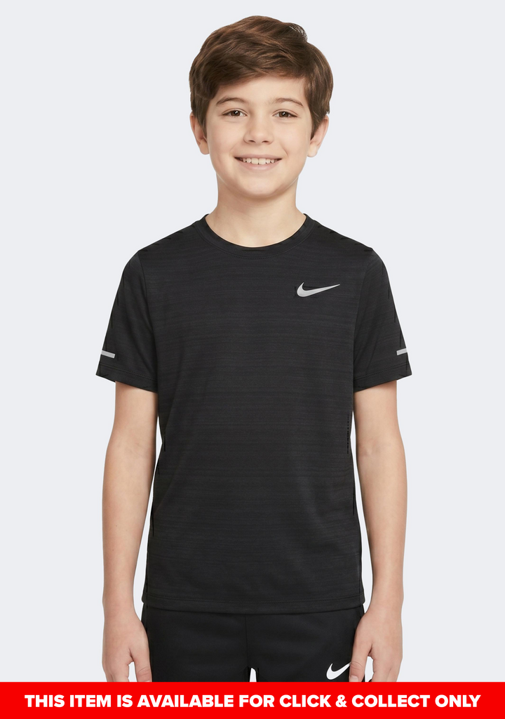 Nike Kids' Dri-Fit Short Sleeve Miler Top