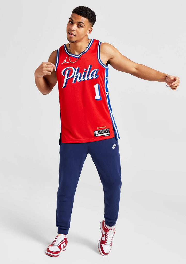 Nike Men’s Jordan NBA  Philadelphia 76ers Harden #1 Swingman Jersey