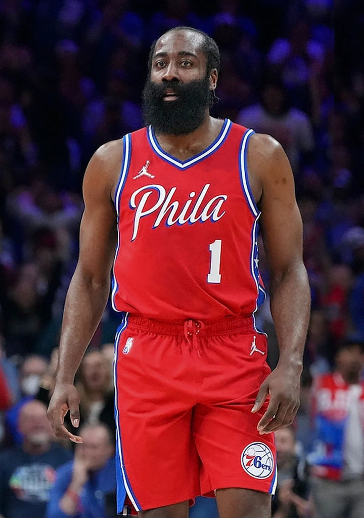 Nike Men’s Jordan NBA  Philadelphia 76ers Harden #1 Swingman Jersey