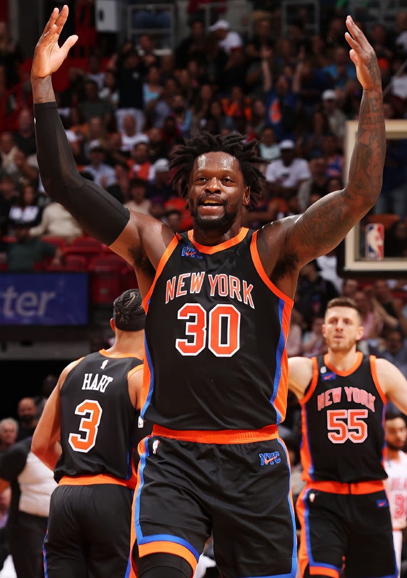 Julius Randle New York Knicks City Edition Nike Dri-Fit NBA Swingman Jersey - Black, XS (36)