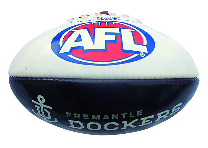 Burley PVC AFL Dockers Football 20cm <br> 9BA102G006