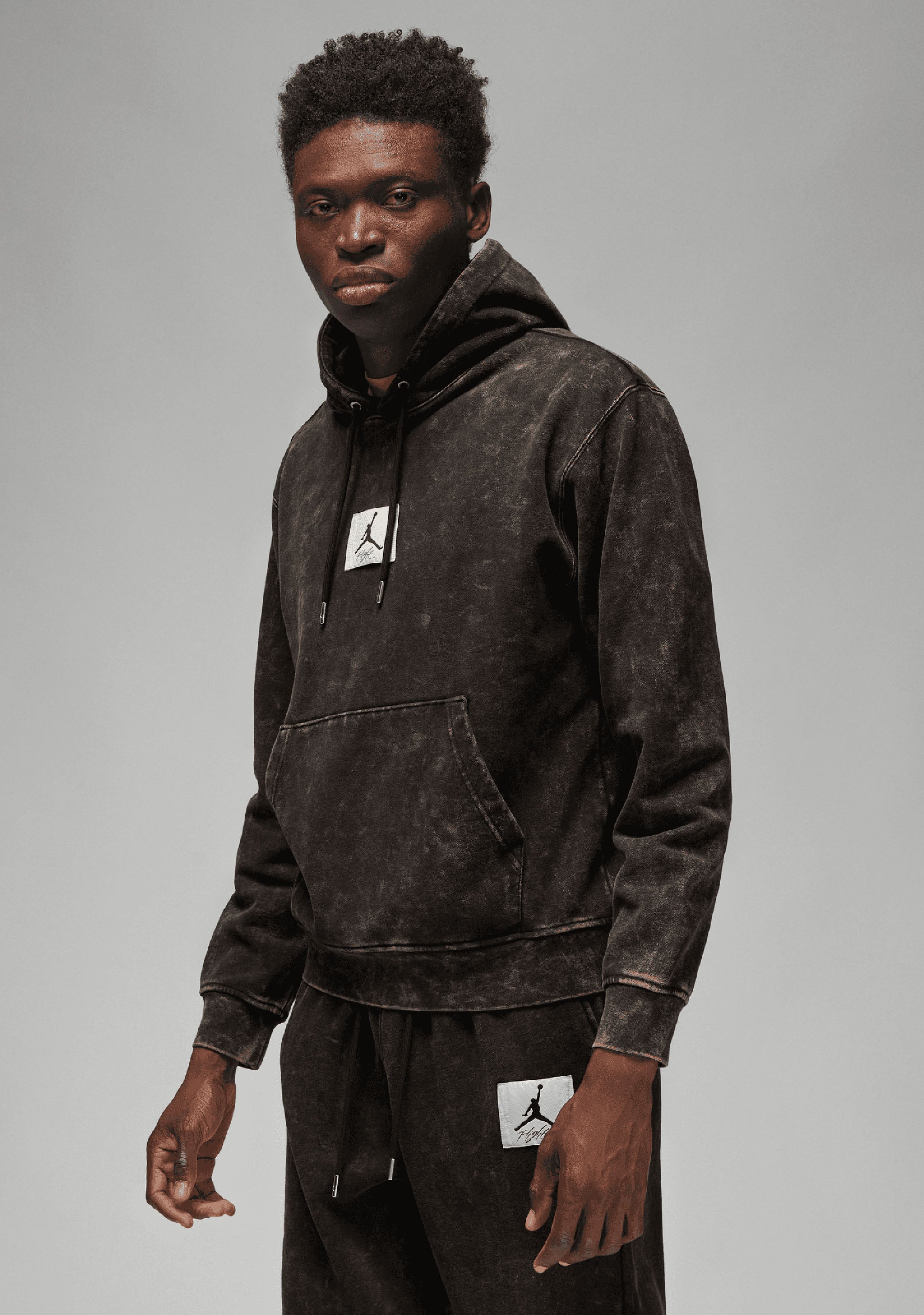 Nike Men's Jordan Flight Fleece Washed Pullover Hoodie