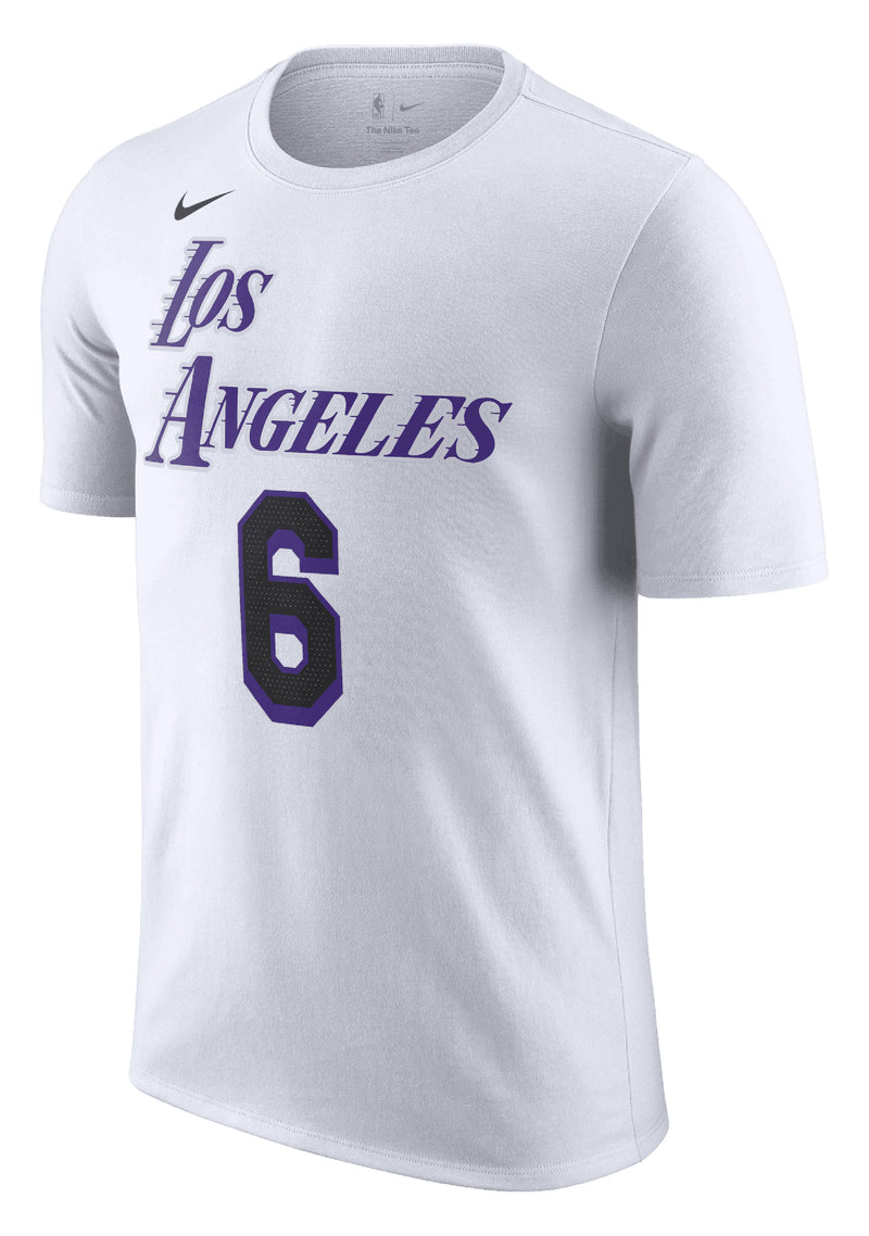 Nike Mens NBA T-Shirt LeBron James Los Angeles Lakers City Edition <br> DV5993 100