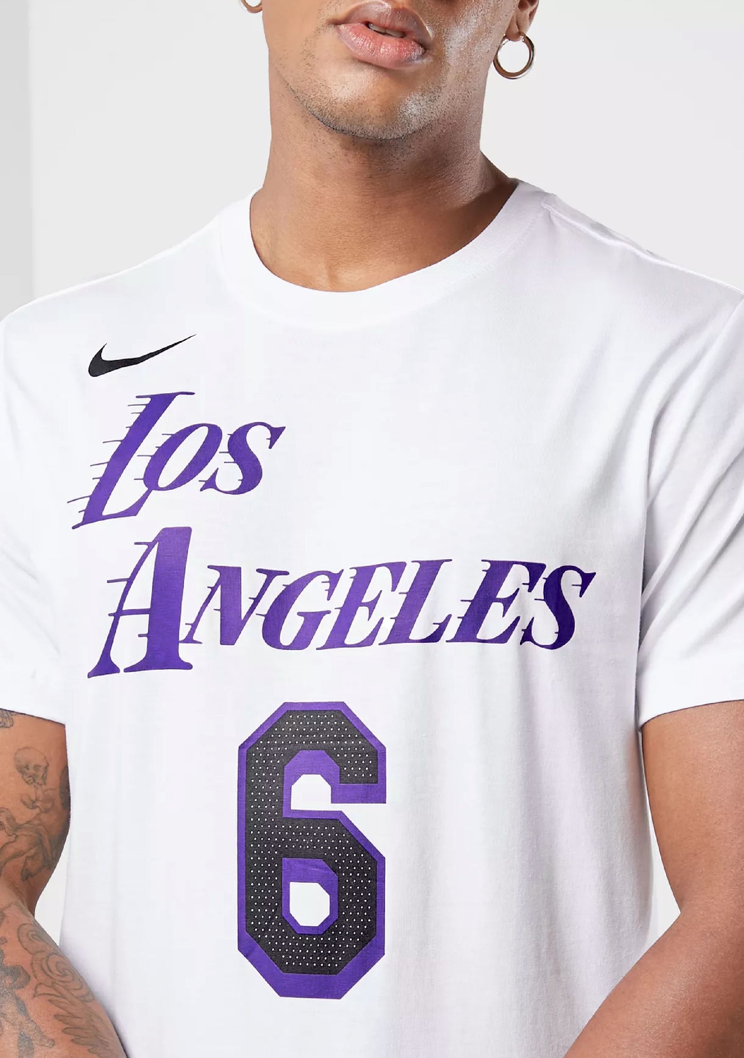 Nike Men's NBA T-Shirt LeBron James Los Angeles Lakers City Edition