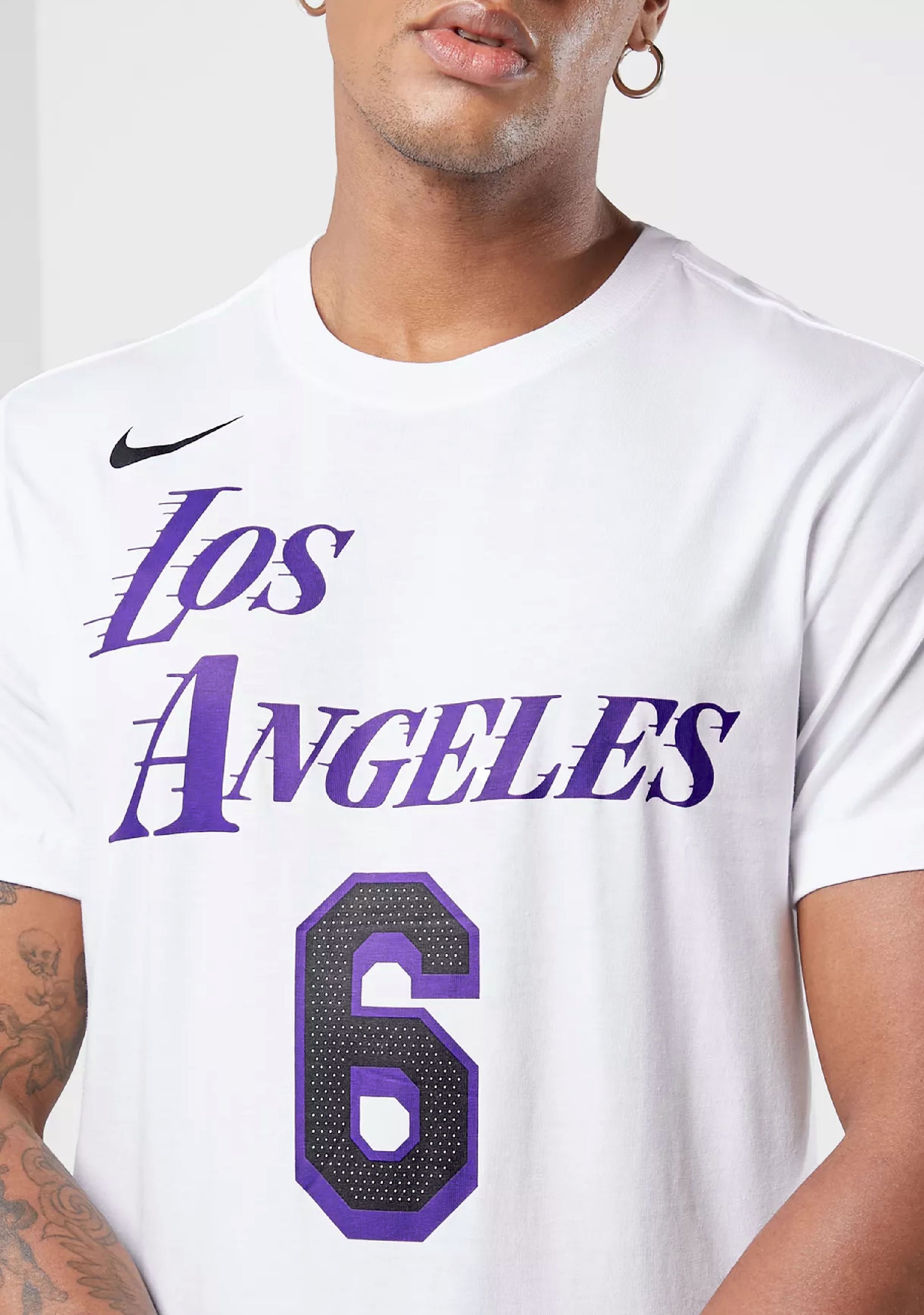 Nike Men's NBA T-Shirt LeBron James Los Angeles Lakers City Edition