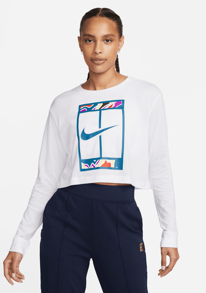 Nike Womens Dri-Fit Long Sleeves Slam Tee