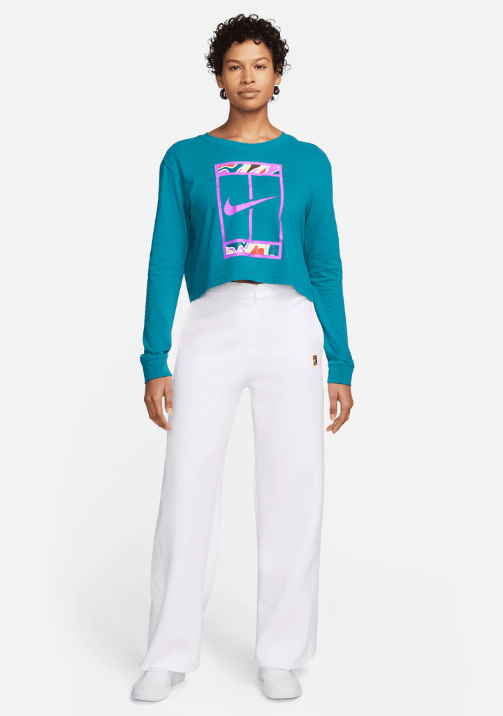 Nike Womens Dri-Fit Long Sleeves Slam Tee