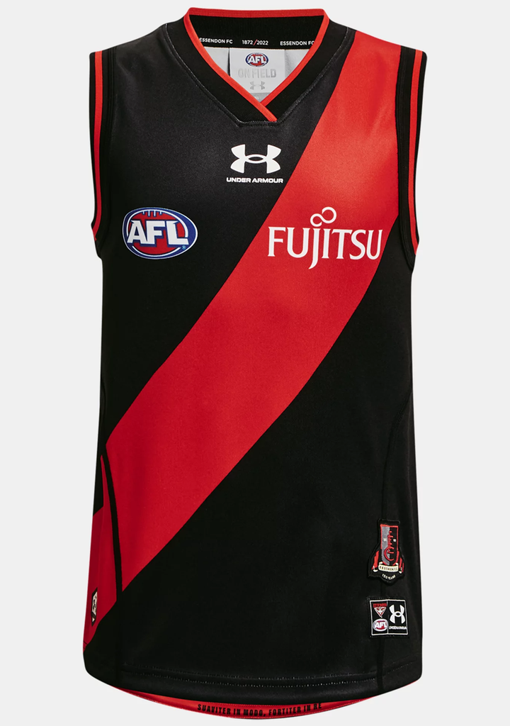 Under Armour Essendon Youth Replica Guernsey 2022