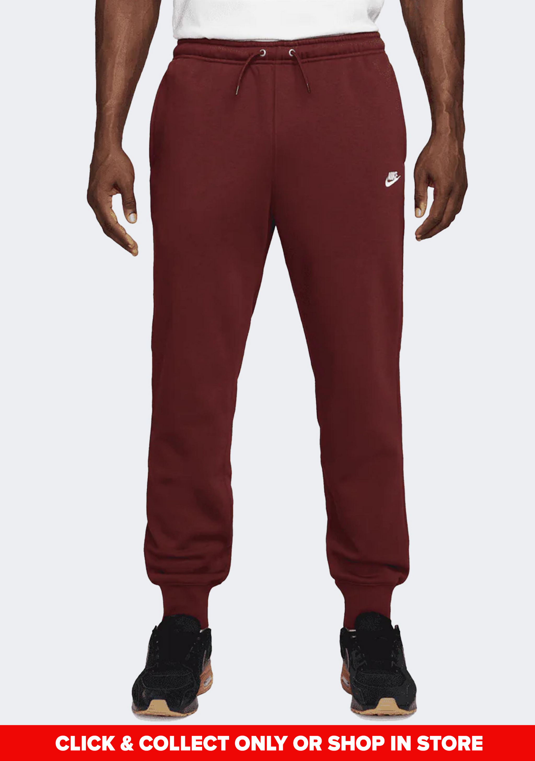 Nike Men's Club Joggers Maroon