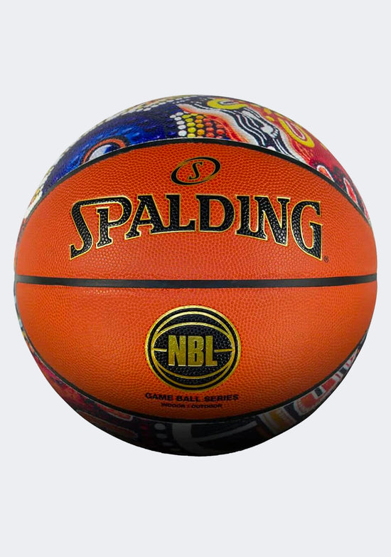 Spalding NBL Indigenous All Surface Ball with FREE Wilson NBA Team Mini Retro Phoenix Suns Basketball