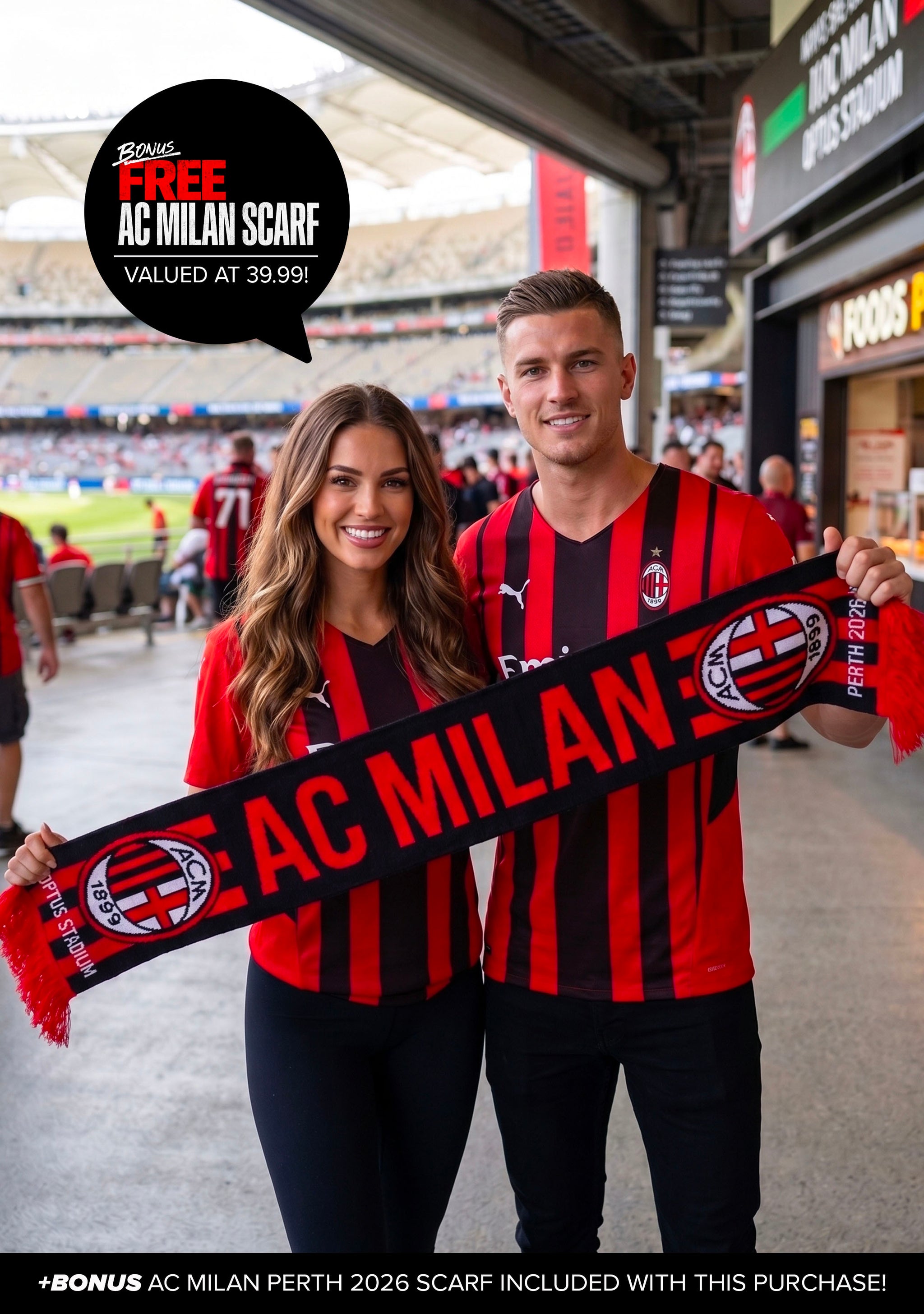AC Milan Perth Event 2026 Cap