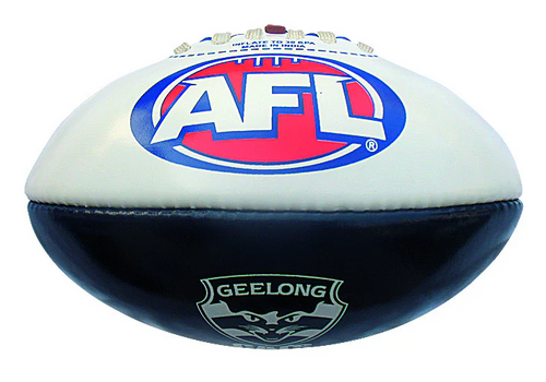 Burley PVC AFL Geelong Football 20cm <br> 9BA102G007
