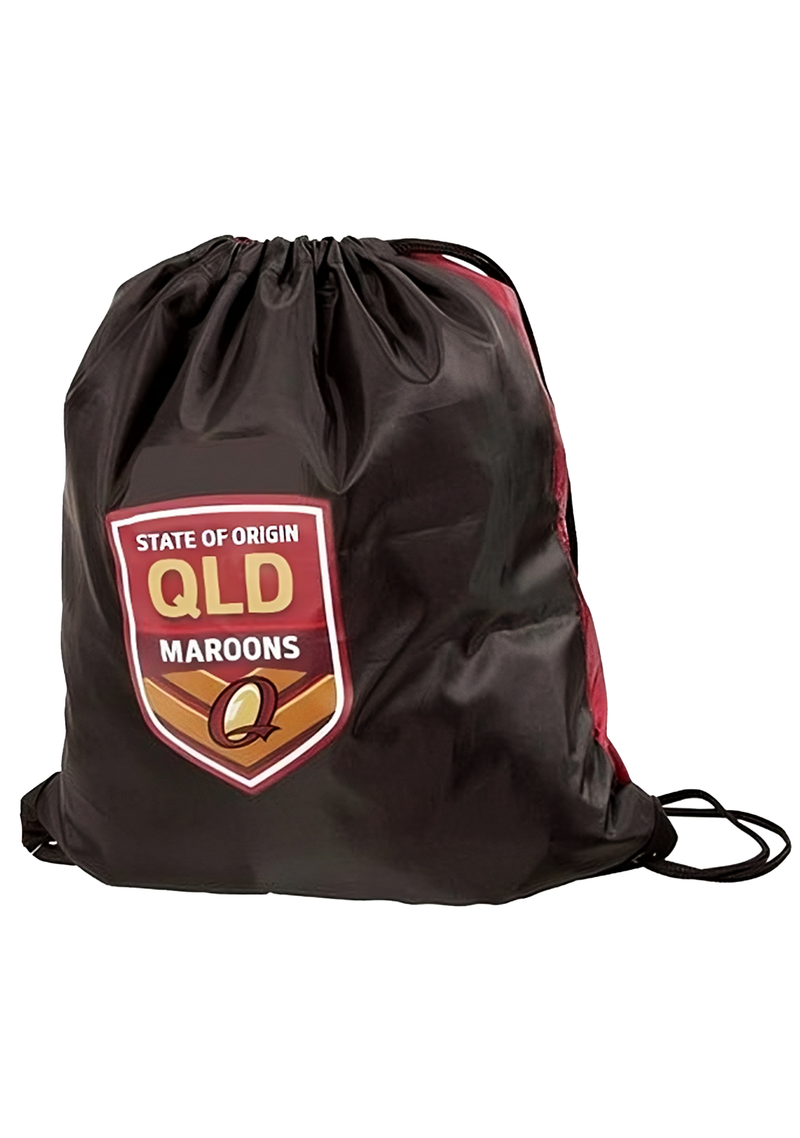 ISC State of Origin Queensland Maroons Drawstring Bag <br> QM18BAG04