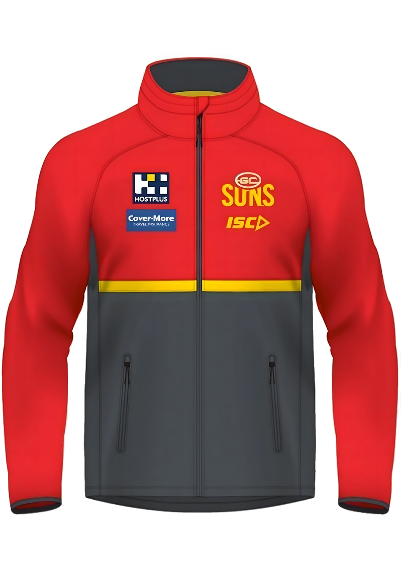 ISC Womens Gold Coast Suns Wet Weather Jacket <BR> GS20JKT02L
