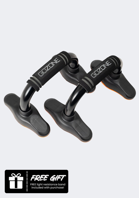 GoZone Push Up Bar with BONUS Light Resistance Band