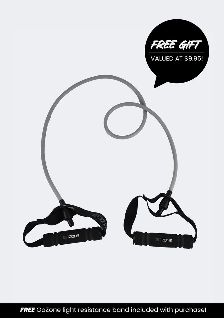 GoZone 65cm Exercise Ball (Pump Included) with BONUS Light Resistance Band