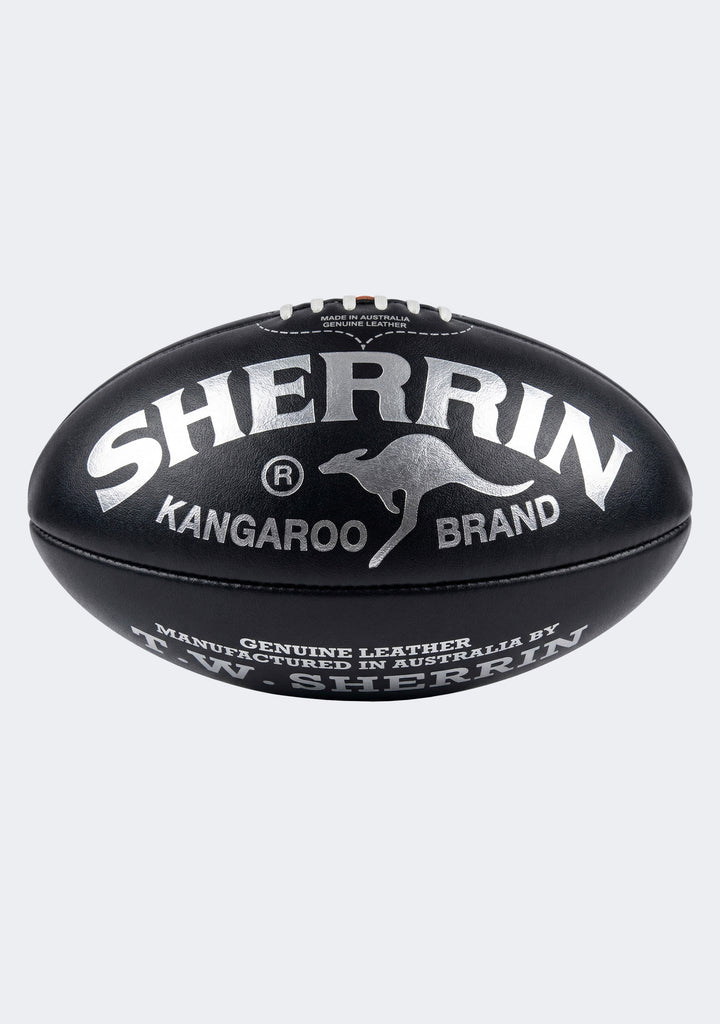 Sherrin KB Black/Silver AFL Football